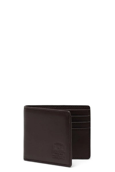 Herschel Hank Leather RFID Wallet Brown Carousel 2