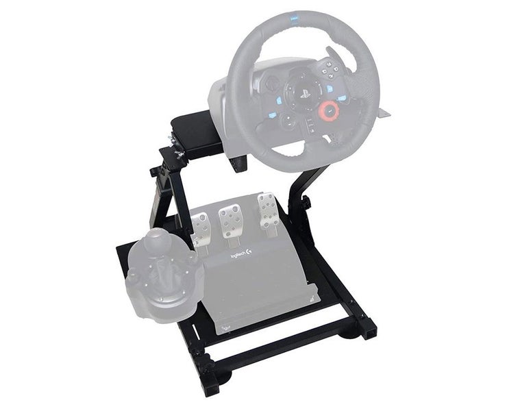 Adjustable Gaming Racing Simulator Steering Wheel Stand New Carousel 8