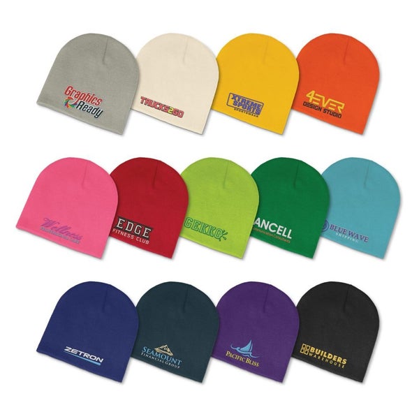 Custom Embroidered Acrylic Beanie x50 $11.41 each = $570.52 Total Carousel 1