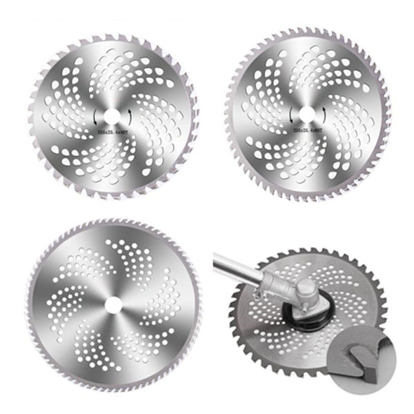 brush cutter saw blade law mower blade replacement 3 Pcs Law Mower Saw Blade 40 Carousel 2