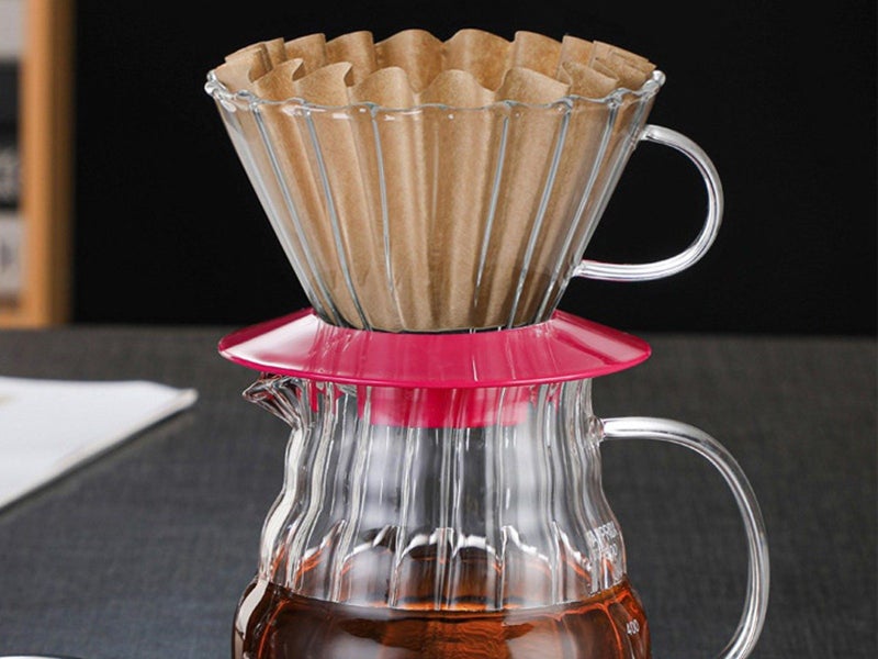 50 Sheets Disposable Basket Coffee Filters Paper for Drip Coffee Maker - Brown Carousel 2