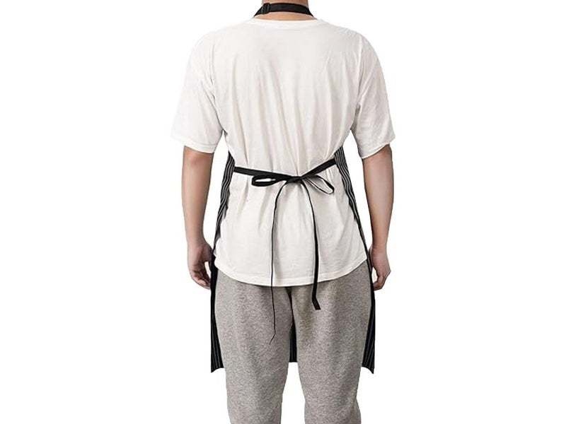 2Pcs Kitchen Cooking Aprons Gardening Aprons with 2 Pockets - Black Carousel 3