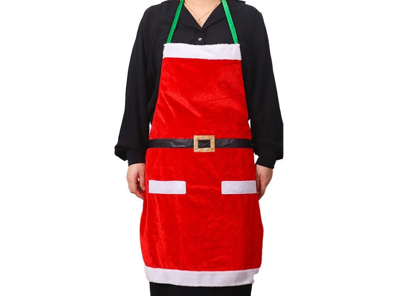 Christmas Apron Kitchen Cooking Apron Sleeveless Apron Baking Apron - Style 1 Carousel 3