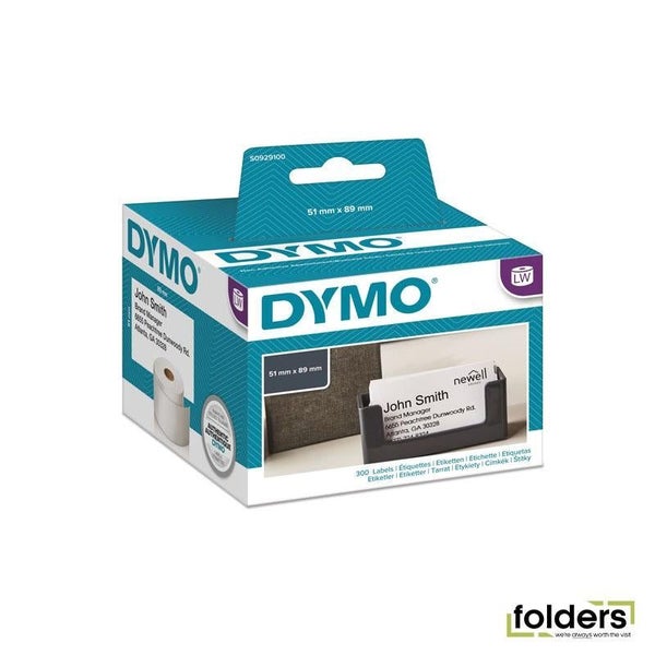 DYMO LabelWriter Name Badge Cards 51x89mm Non-Adhesive Carousel 1
