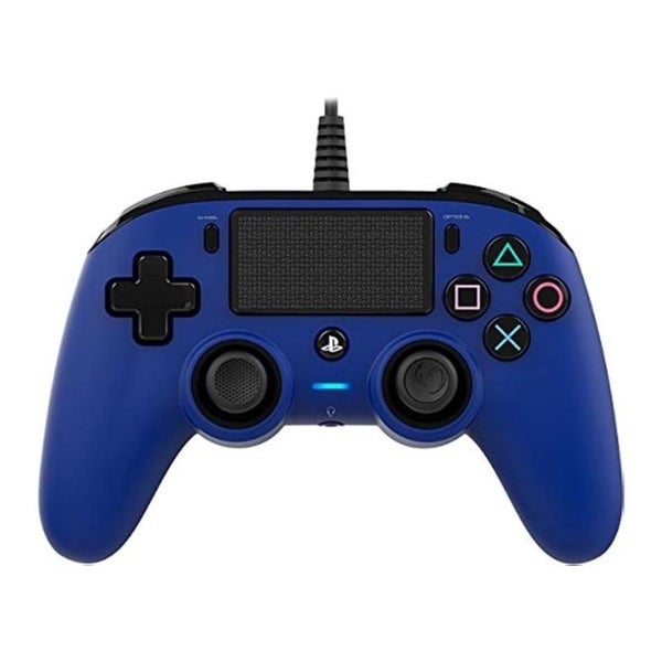 Cellnet NACON Compact Blue PS4 Controller - Blue (PS4OFCPADBLUE) Carousel 1