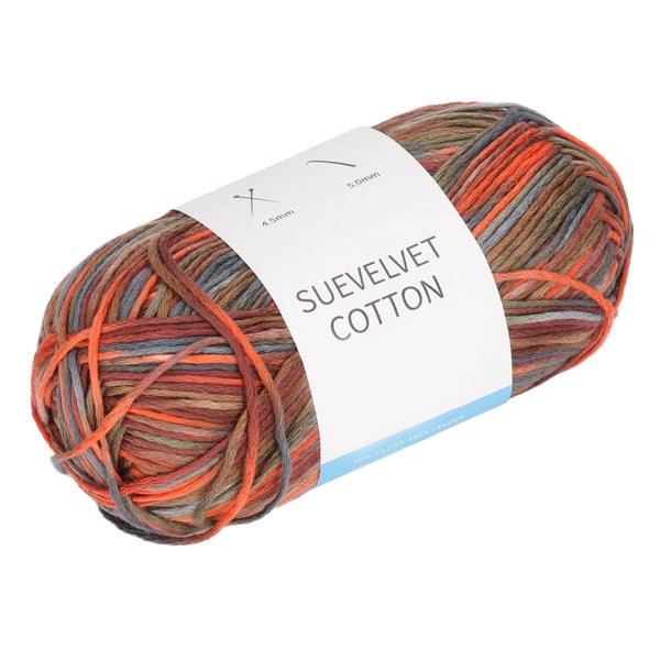 crochet yarn knitting yarn Crochet Yarn Colorful Cotton 8 Strands Smoke Red Soft Carousel 2