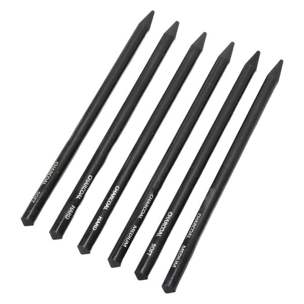 charcoal pencils charcoal pencils for artists charcoal pencils for drawing 6pcs Carousel 2