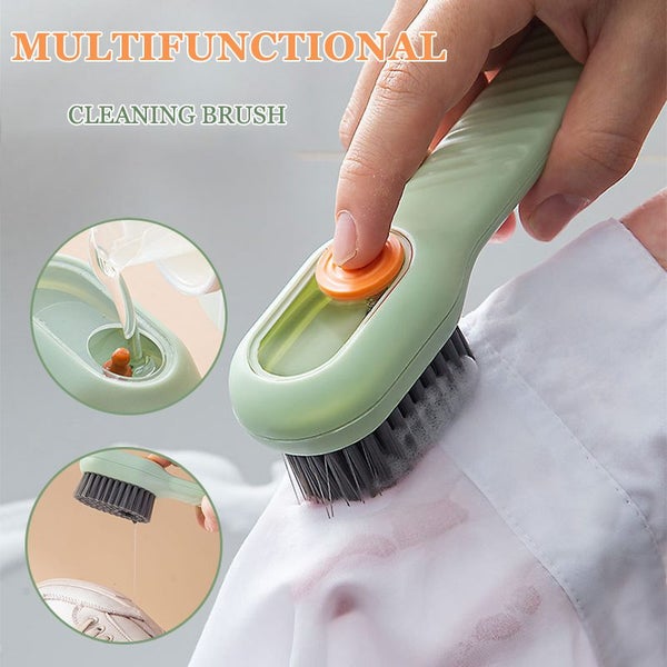 Multifunction Cleaning Brush Shoe Brush Soft-bristled Liquid Brush Carousel 2