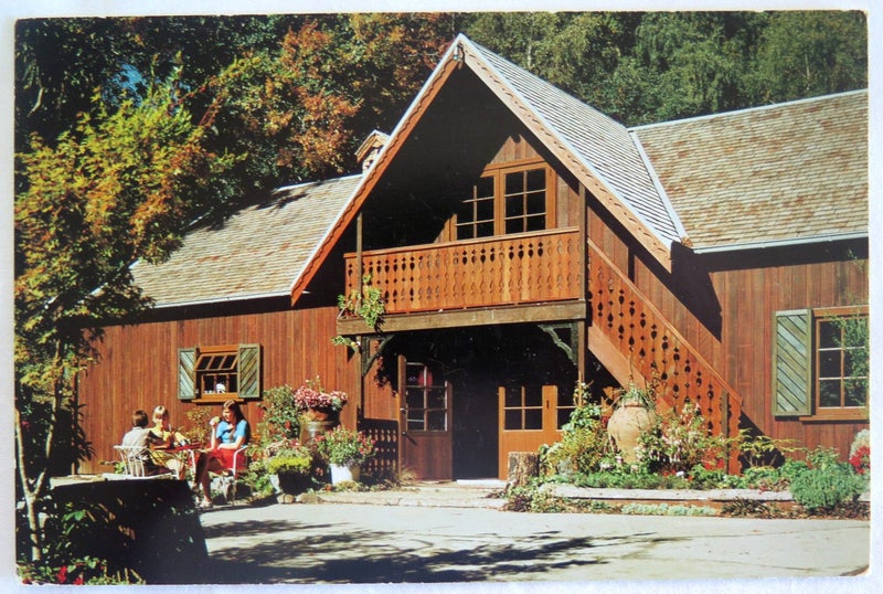 THE CHALET, GLENFALLOCH, DUNEDIN - VINTAGE POSTCARD Carousel 1