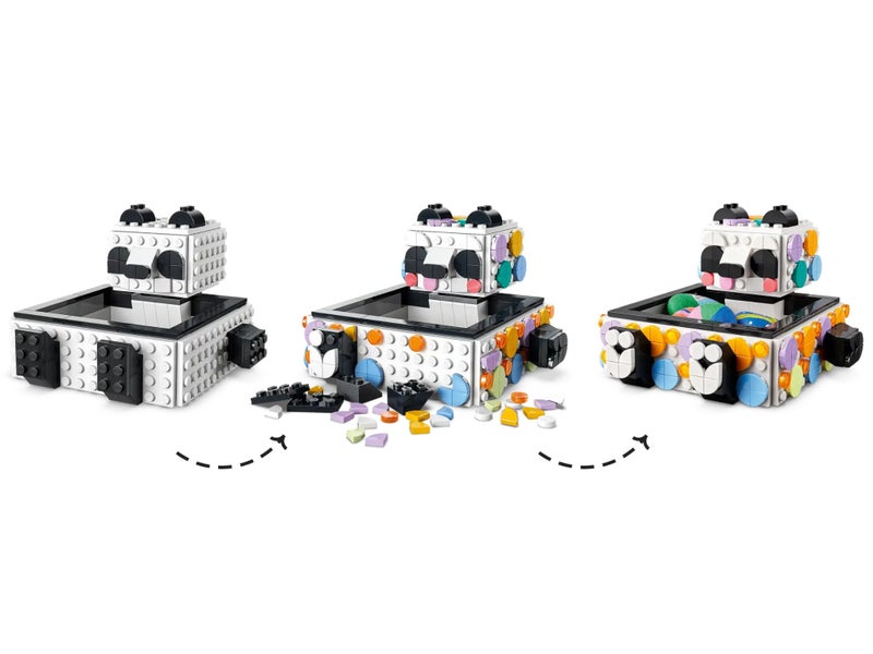 Lego Dots Cute Panda Tray 41959 Storage Tray 6+ Carousel 8