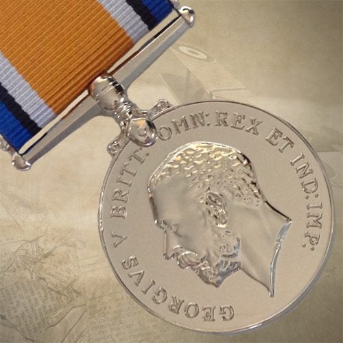 WW1 Medal Duo - British War Medal + Victory Medal + NZWSM Carousel 1