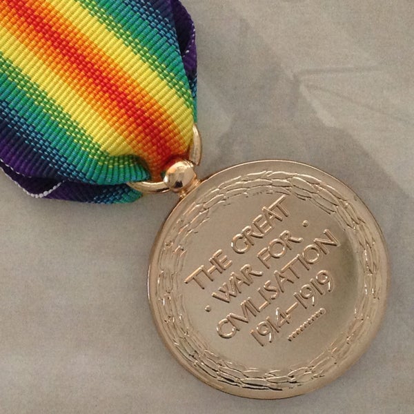 WW1 Medal Duo - British War Medal + Victory Medal + NZWSM Carousel 4