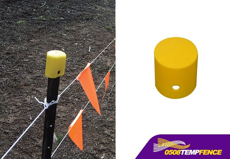 Y-Post (Star Picket) Caps Yellow - Round / Triangle Carousel 1