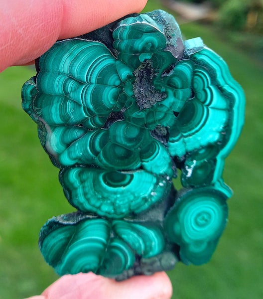 Malachite Specimen (slabbed and polished both sides) 74g Carousel 1