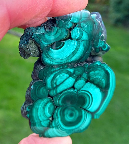 Malachite Specimen (slabbed and polished both sides) 74g Carousel 2