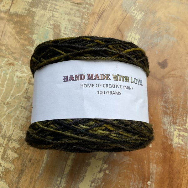 SALE *100% MERINO wool Hand dyed yarn 4ply 100 GRAMS NEW MOON LIGHT Carousel 1