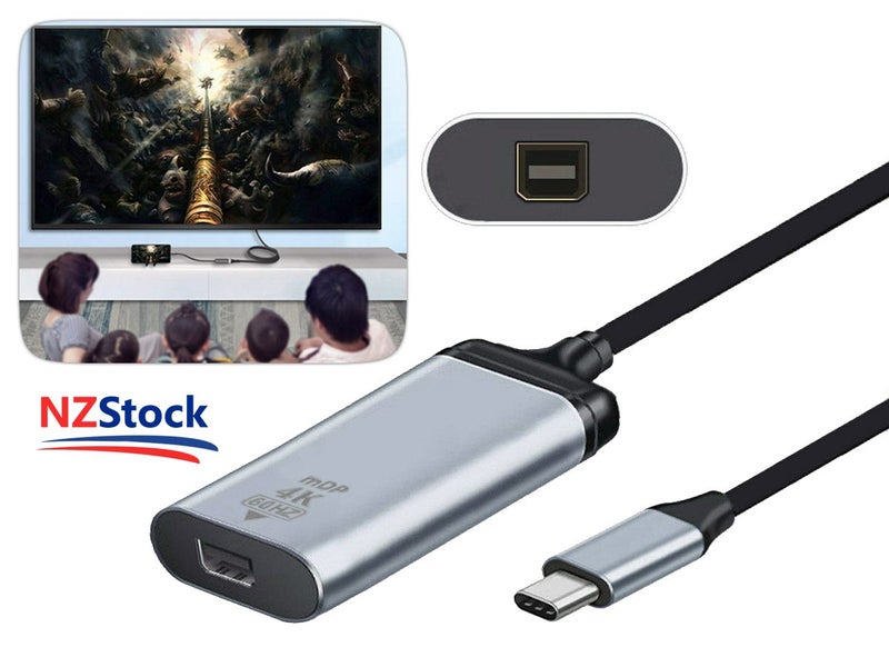 PTN New USB Type C to Mini DisplayPort Adapter Converter Sale Sale Carousel 1