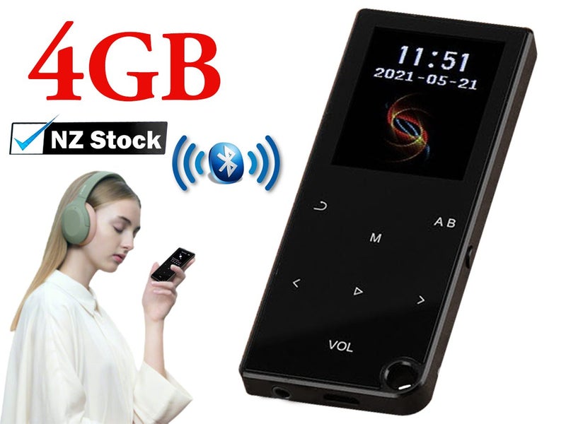 Bluetooth MP3 Player 4GB NZ Local Buy Now Carousel 1