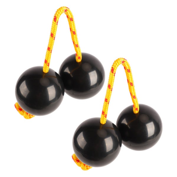 rhythmic rattle ball rhythmic shaker ball 2Pcs African Rhythmic Ball Adjustable Carousel 2