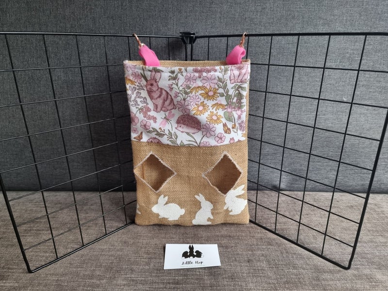 Bunny print Hay Bag - limited edition Carousel 1