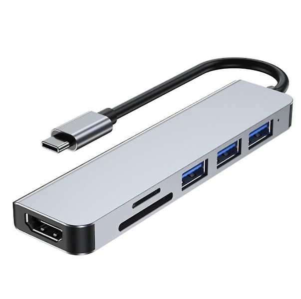 Usb C Hub Multiport Adapter - 6 In 1 Usb C To Multiport Adapter Carousel 1