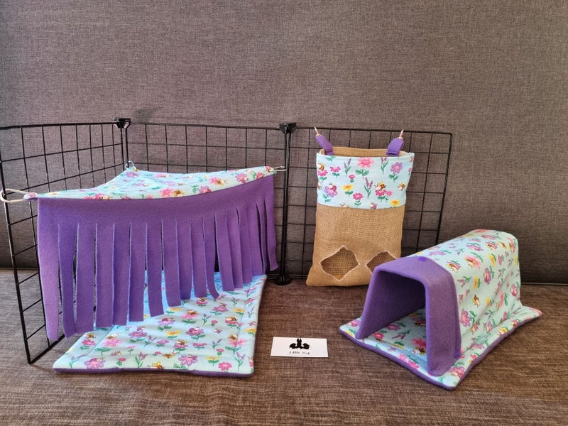 Fabric 5 Piece Cage Set for guinea pig/small animals Carousel 2