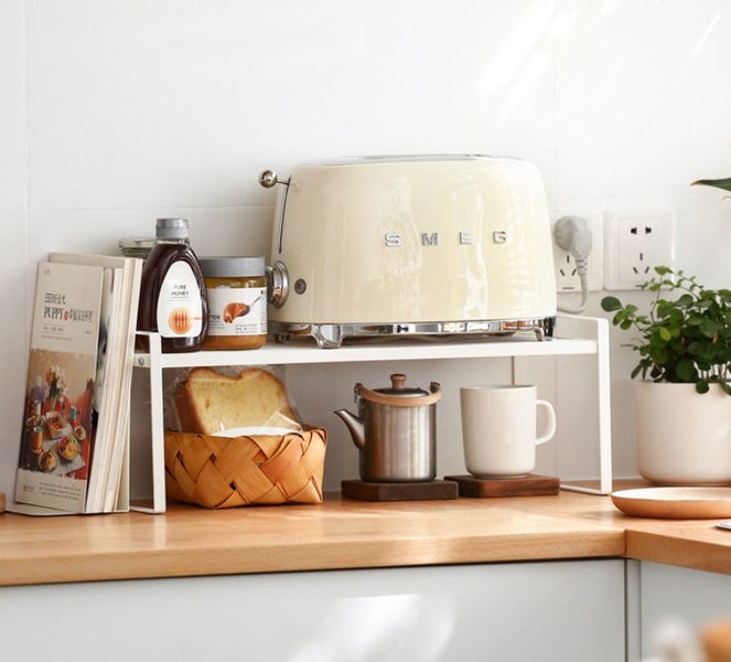 Kitchen and Bath Storage Shelf Iron Carousel 2