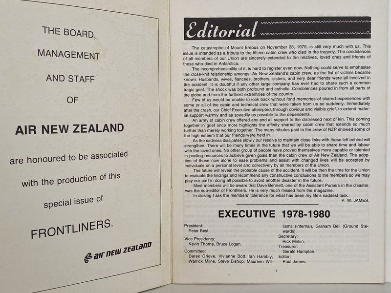 AVIATION MEMORABILIA: Frontliners Memorial Issue - June 1980 Carousel 5