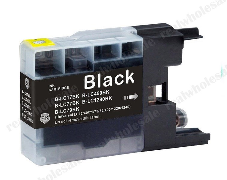 Ink Cartridge Black Comp w/Brother LC73BK MFC-J280W MFC-J425W MFC-J435W J525N Carousel 1