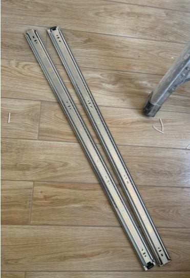 1400MM Heavy duty Ball Bearing,2800mm Full Extension,Drawer Runners,with lock Carousel 3