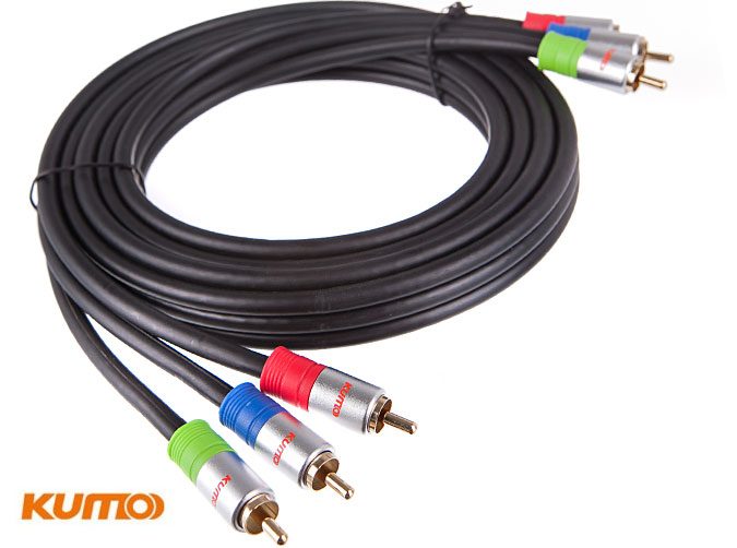 2m Kumo Elite Series Component Video Cable Carousel 1