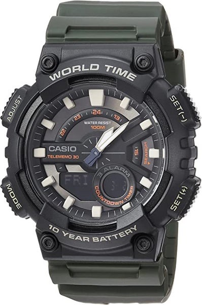 Casio AEQ-110W-3A Digital Watch Carousel 1