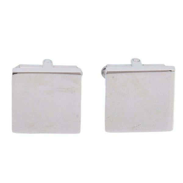 cuff link Mens Cufflinks Silver Tetragonum Cufflinks Blanks Electroplating Carousel 2