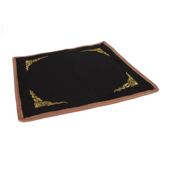 jewelry display cloth Jewelry Cloth Four Corner Embroidery Black and White Carousel 2