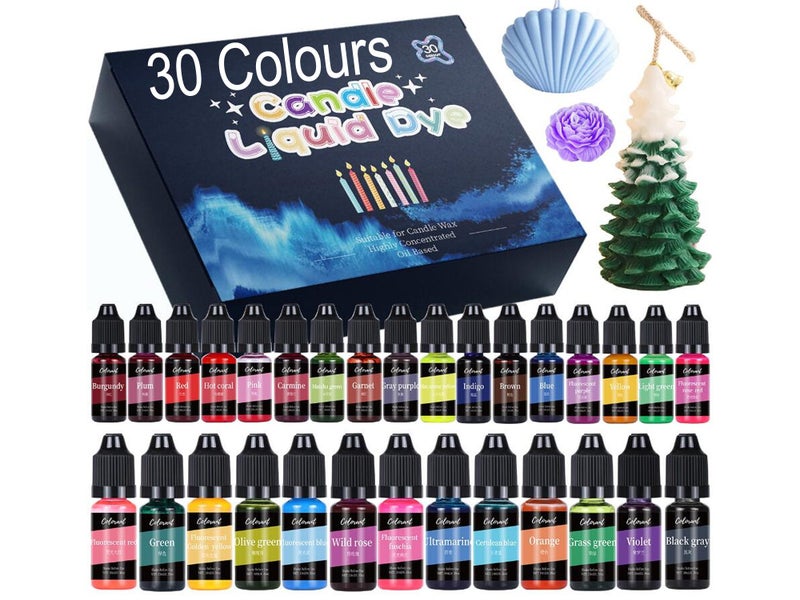 Wax Melt Dye Candle Colorant Candle Dye for Soap Candle Making Carousel 1