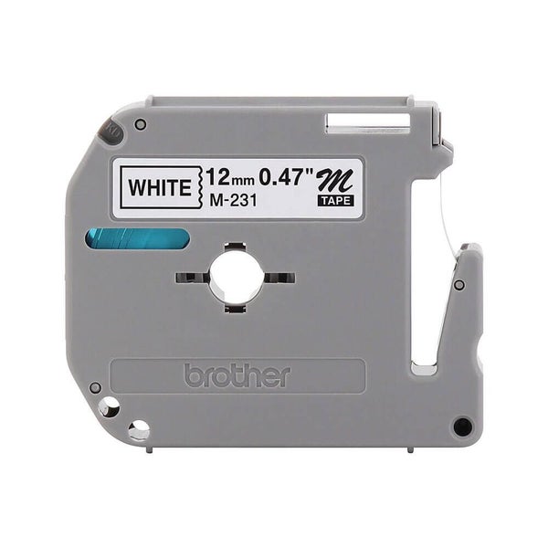 Brother P-touch Tape Label Black on White Carousel 1