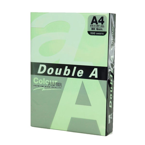 Double A A4 80gsm Pastel Colour Copy Paper 500pcs Carousel 1