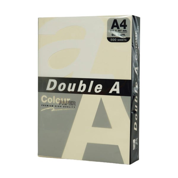 Double A A4 80gsm Pastel Colour Copy Paper 500pcs Carousel 1