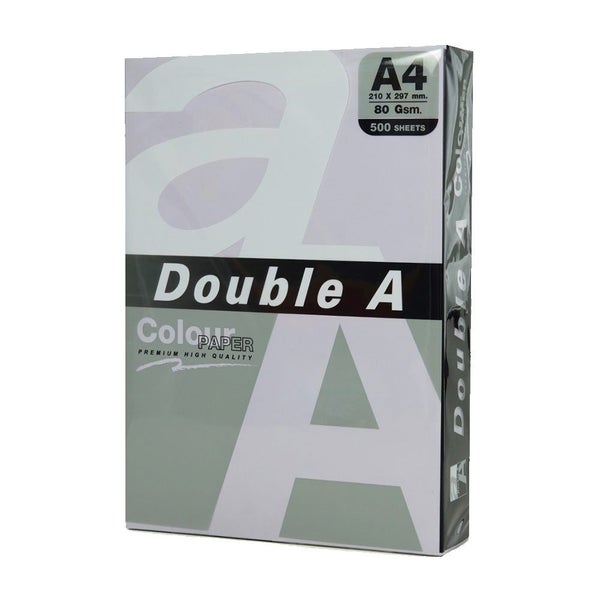 Double A A4 80gsm Pastel Colour Copy Paper 500pcs Carousel 1