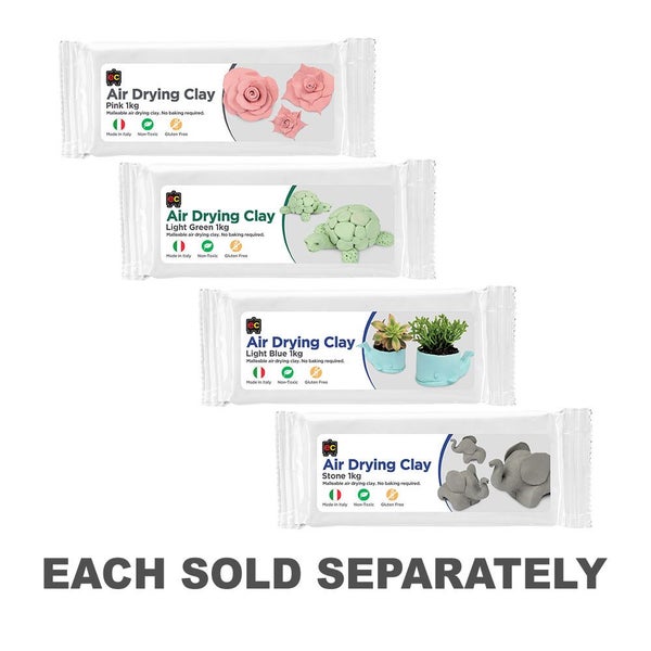 EC Air Drying Clay 1kg Carousel 2