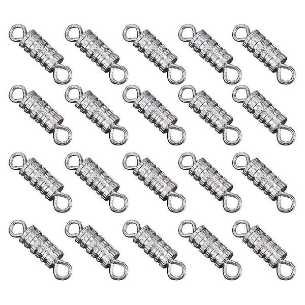 60pcs Jewelry Clasps 4x7mm Barrel Screw Type Clasp For Jewelry Making Carousel 1