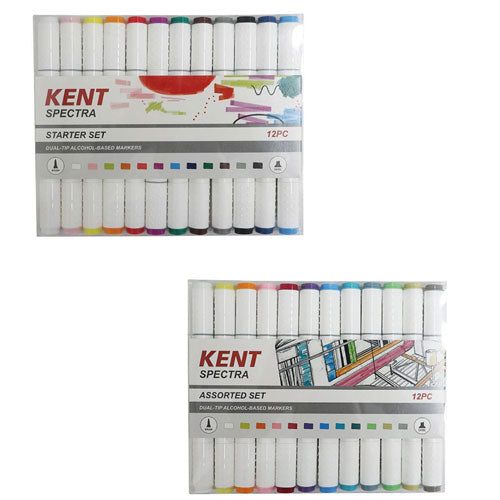 Kent Spectra Graphic Design Marker Set 12pcs Carousel 4