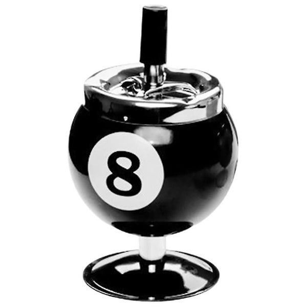 Ash Tray Billiard Ball Shape Vintage Ashtray Desktop Ashtray Home Decoration Carousel 1