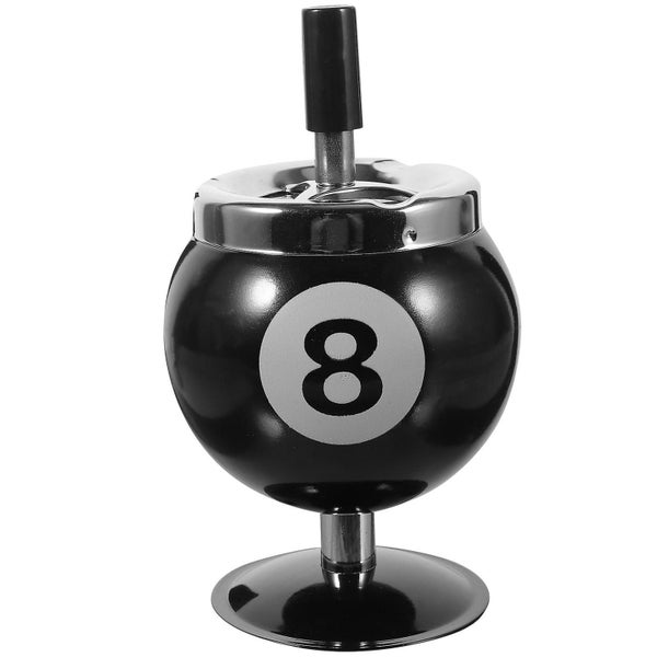 Ash Tray Billiard Ball Shape Vintage Ashtray Desktop Ashtray Home Decoration Carousel 2