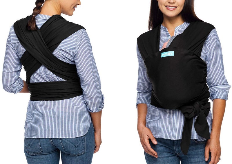Moby Evolution Baby Carrier - Black Carousel 1