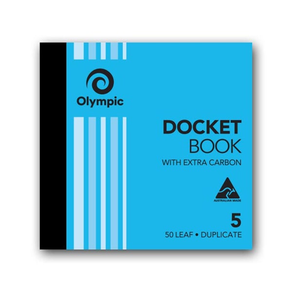 Olympic No 5 Duplicate Docket Book with Extra Carbon Carousel 1