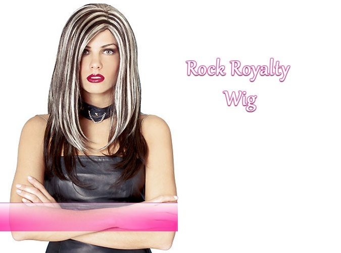 Rock Royalty Fancy Dress Wig Carousel 1
