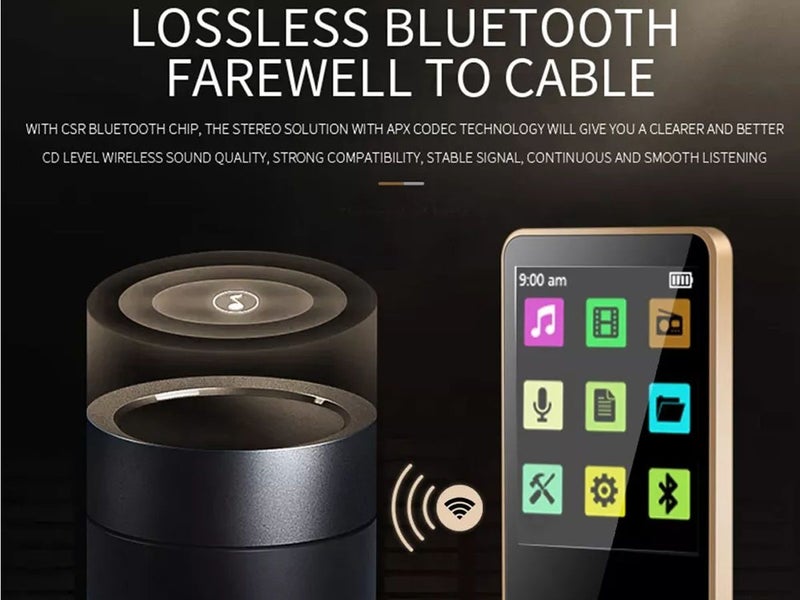 PTN New Bluetooth MP3 Player 8GB with Speaker Clearance - Clearance Carousel 11