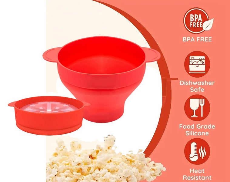 Microwave Popcorn Popper Maker Bowl - NEW *IN STOCK* Carousel 2