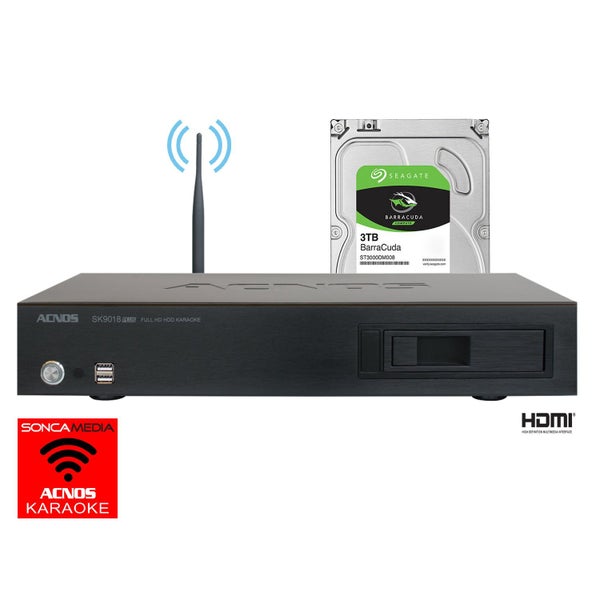 ACNOS SK9018PLUS Vietnamese Karaoke 3TB Hard Drive System (60,000 Songs) (WIF... Carousel 1